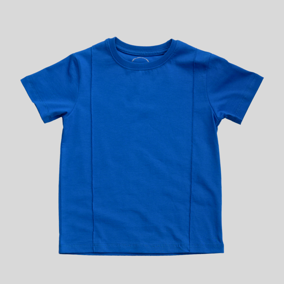 Double Stitched Boys Set (Royal Blue X Orange)