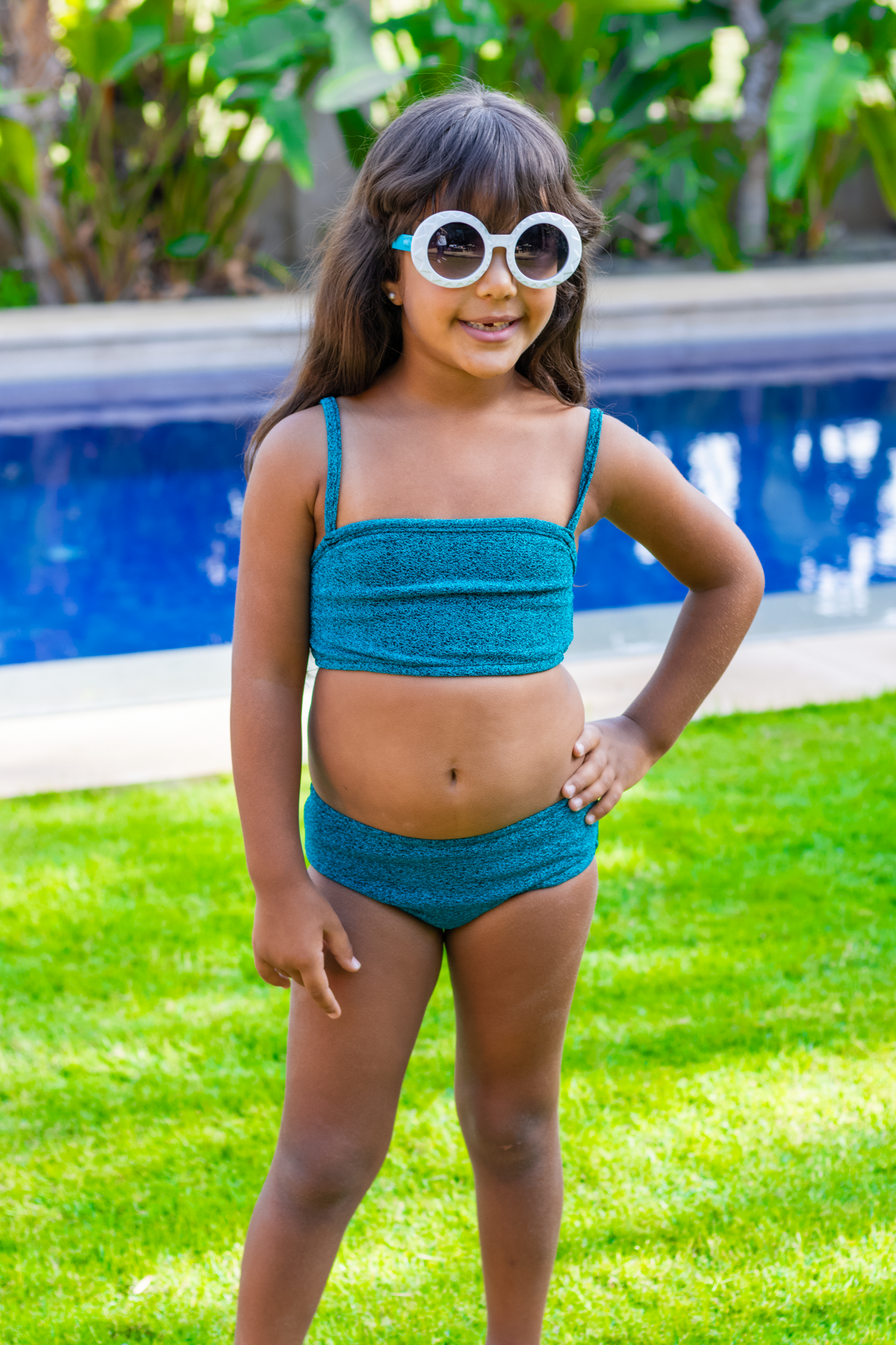 Sparkle Splash Bikini (Turquoise)