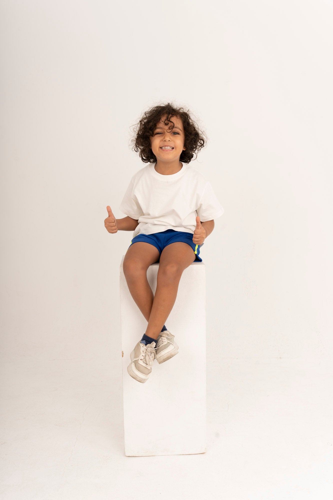 Glow Line Royal Blue Unisex Short