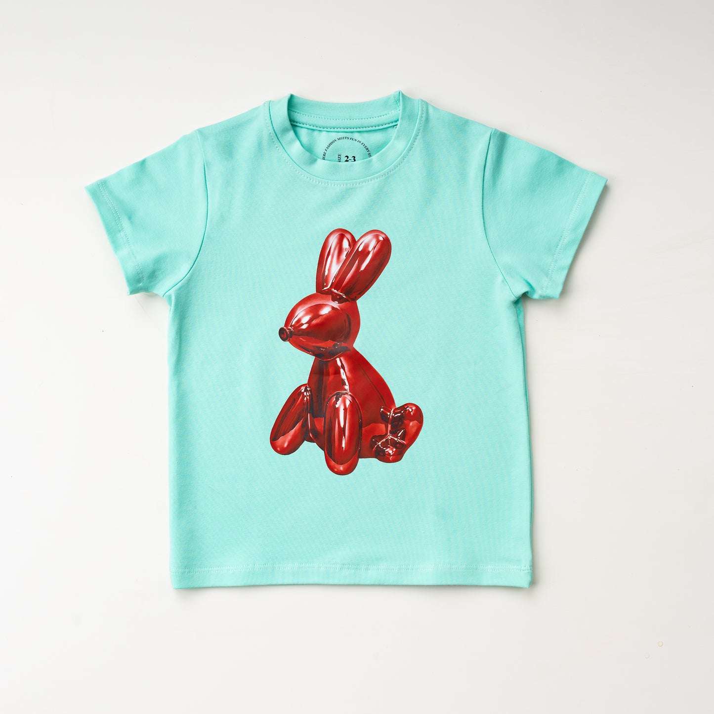 Easy Beezy "Bunny Balloon" T-Shirt Pack (Watermelon & Aqua)