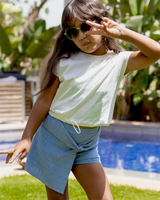 Knot & Play Linen Skort