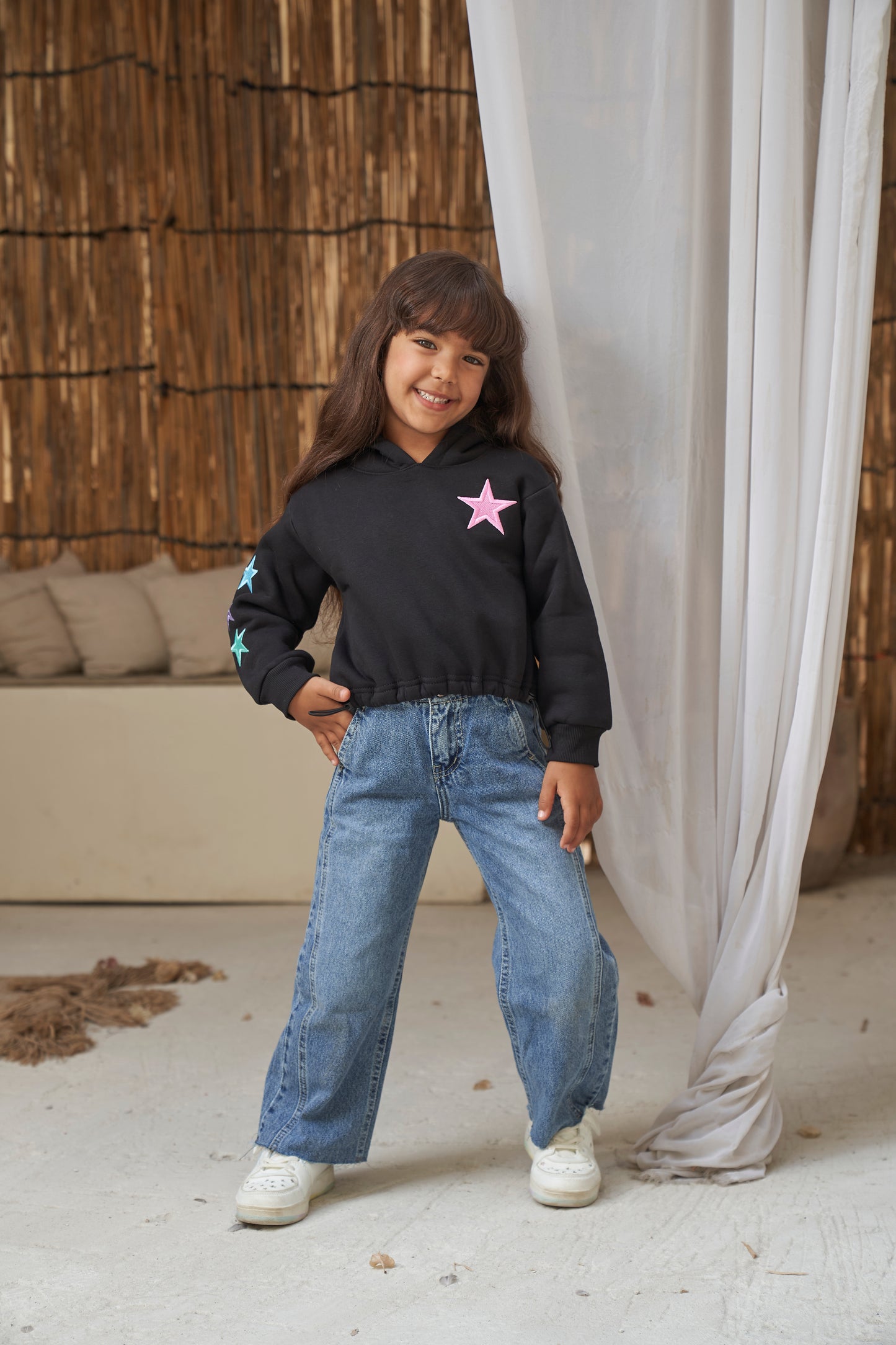 TwinkleTime Hoodie- Black