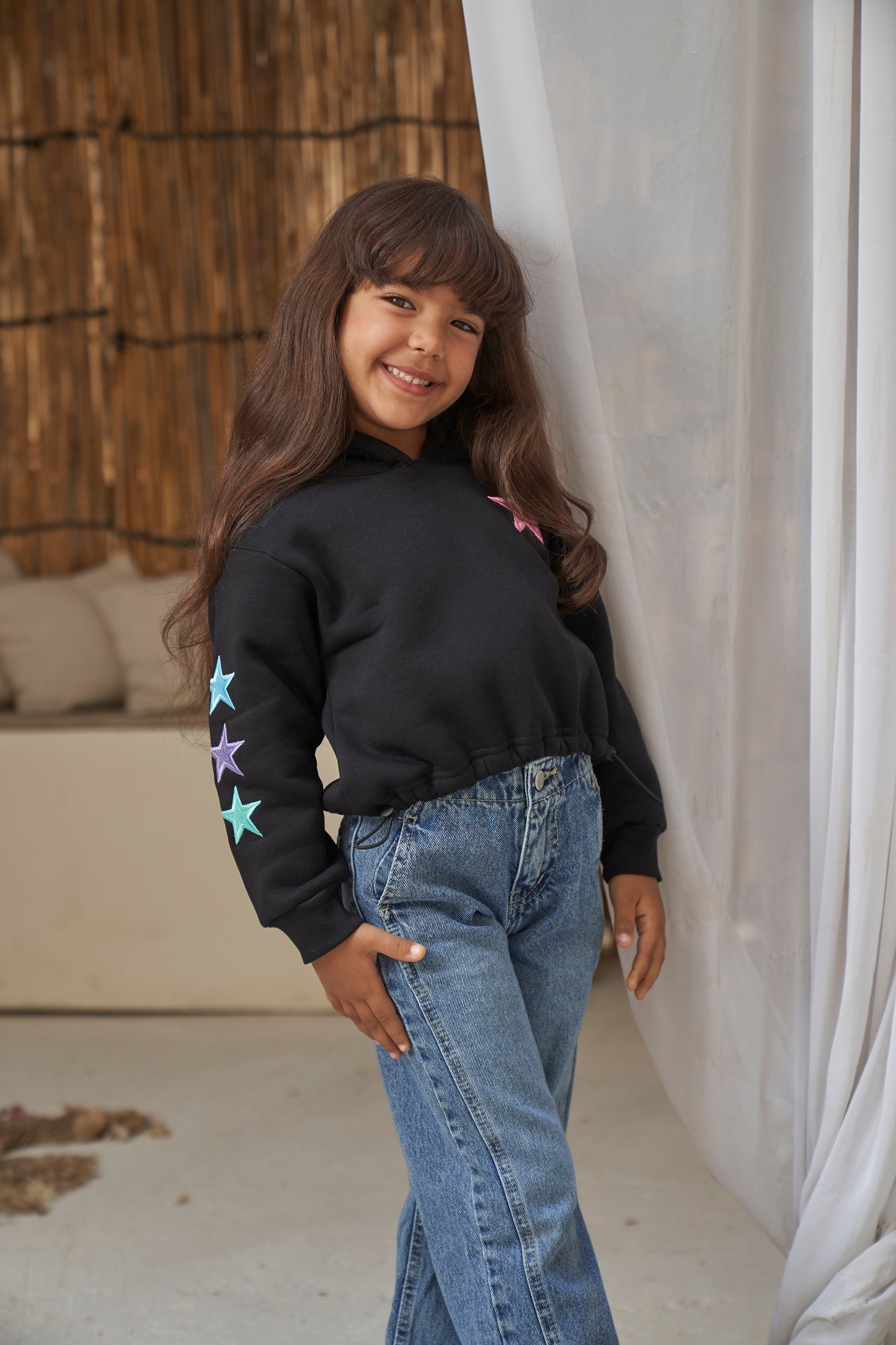 TwinkleTime Hoodie- Black