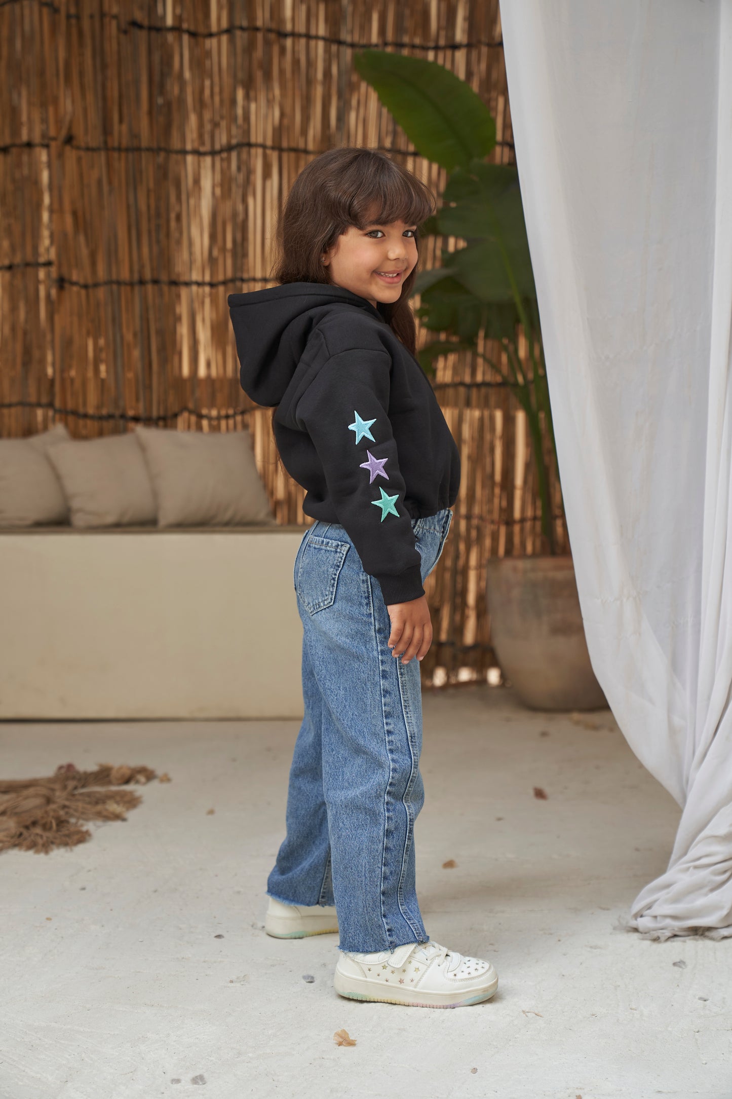 TwinkleTime Hoodie- Black