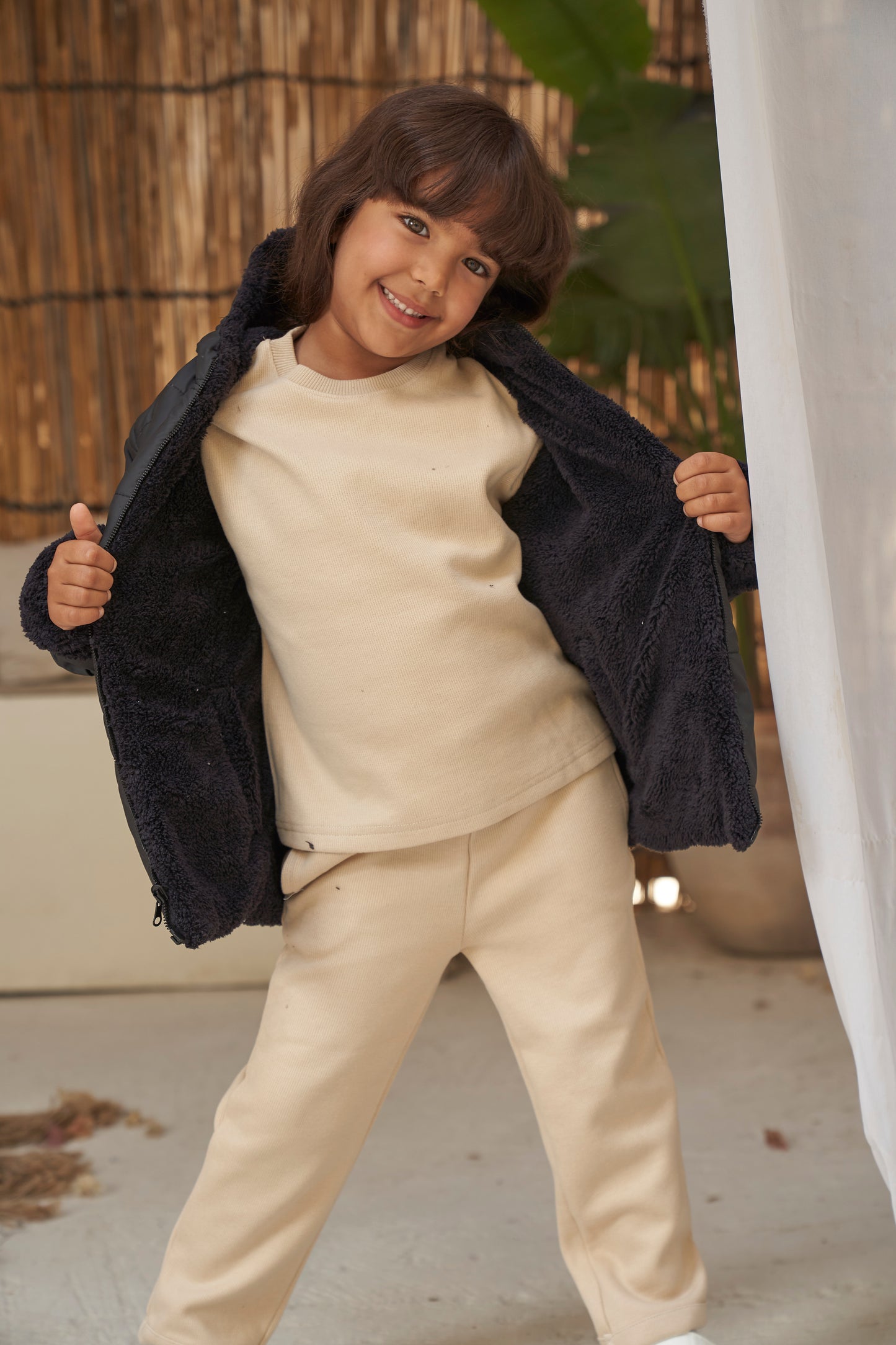 Dual Warm Reversible Jacket- Black (unisex)