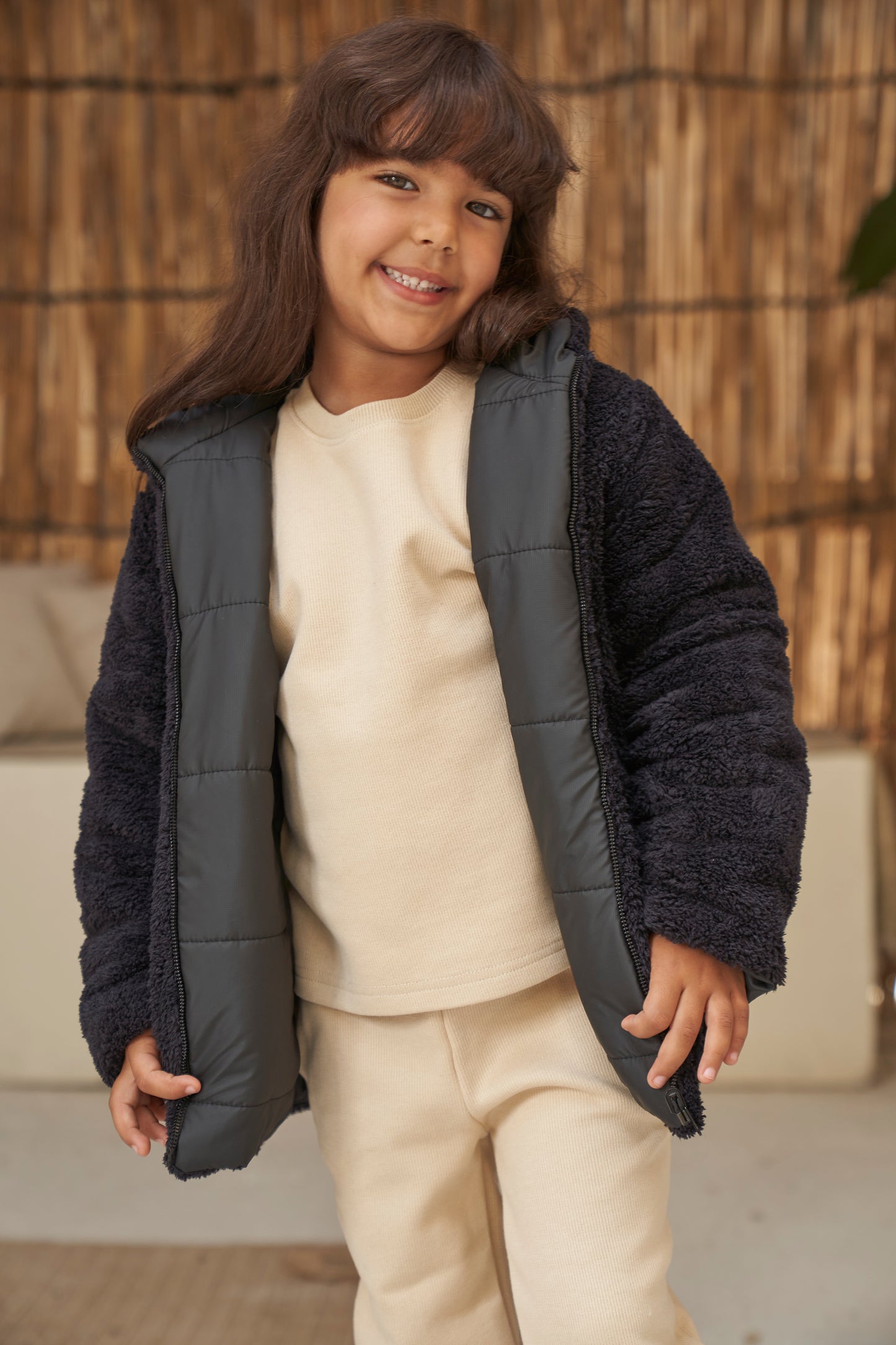 Dual Warm Reversible Jacket- Black (unisex)