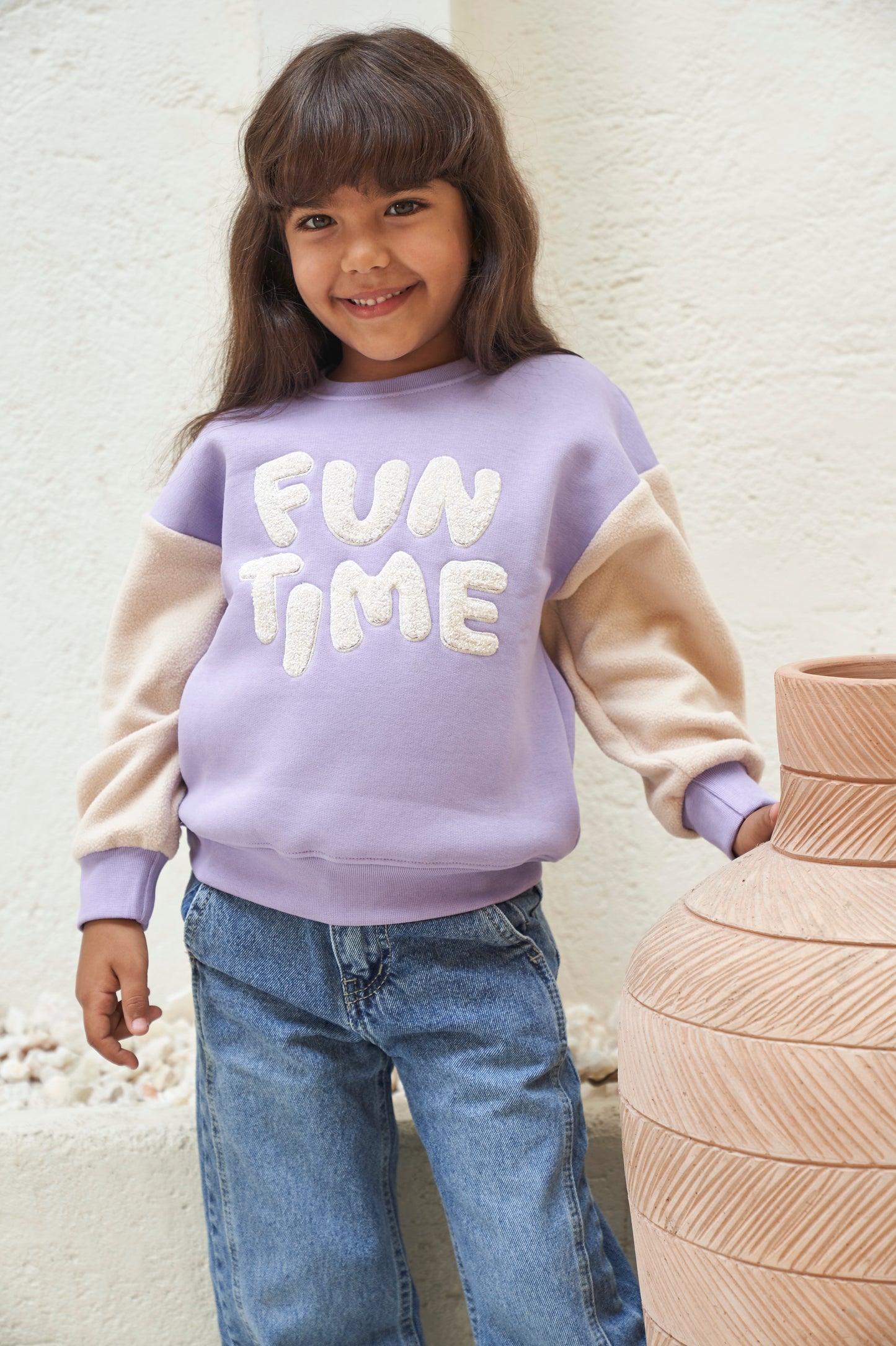 Furry Fun Time Sweatshirt- Purple (unisex)
