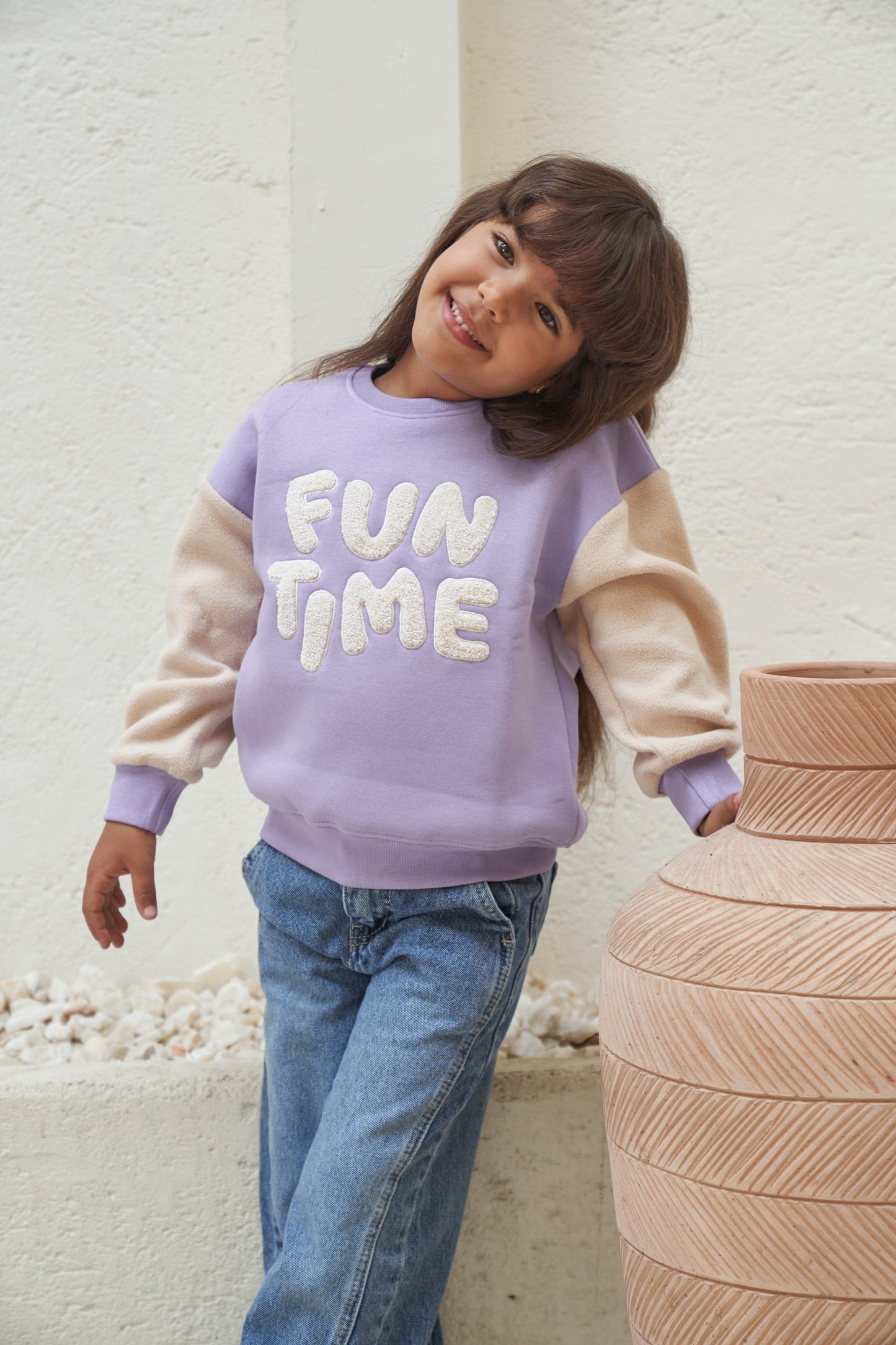 Furry Fun Time Sweatshirt- Purple (unisex)