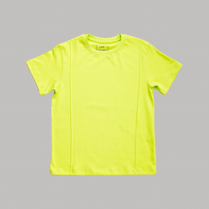 Double Stitched Boys Set (Lime Green X Off White)
