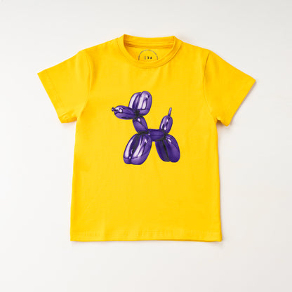 Easy Beezy "Dog Balloon" T-Shirt Pack (Orange & Yellow)