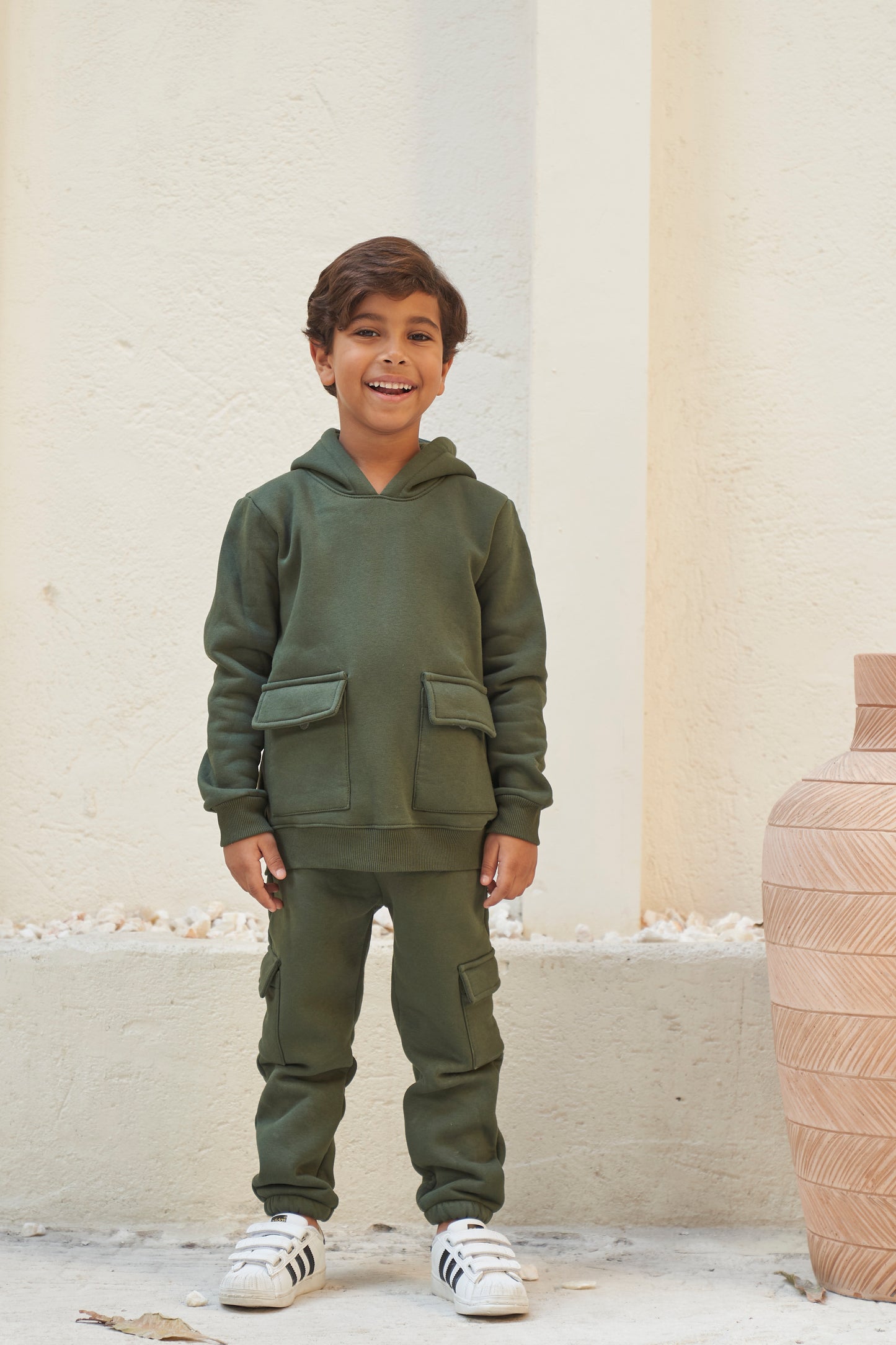 Cosy Cargo Dual Set- Olive (unisex)